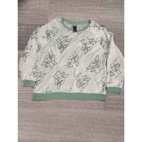 Star Wars Other - Womens Star Wars Yoda Lounge Soft Sleepwear PJ's Top Only Green Size Large XL